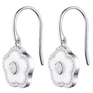 Boucles d'oreilles en argent , céramique, oxydes