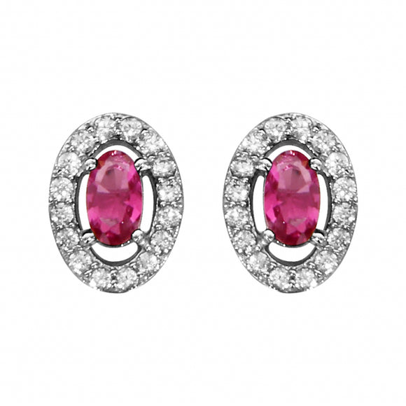 Boucles d'oreilles en argent , oxydes