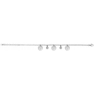 Bracelet en argent, oxydes