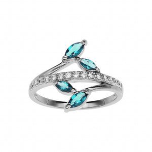 Bague en argent, oxydes