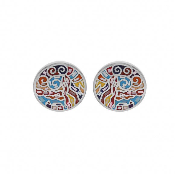 Boucles d'oreilles acier Stella Mia