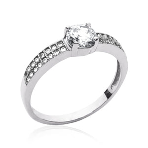 Bague en argent, oxydes