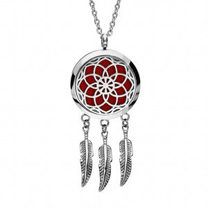 Collier en acier à parfumer