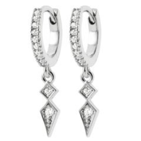 Boucles d'oreilles en argent, oxydes