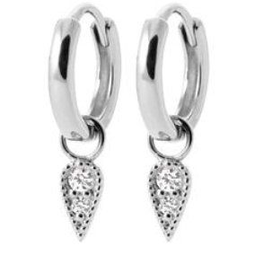 Boucles d'oreilles en argent, oxydes