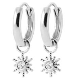 Boucles d'oreilles en argent, oxydes