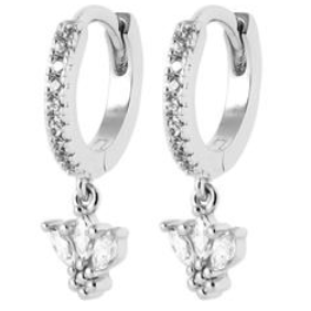 Boucles d'oreilles en argent, oxydes