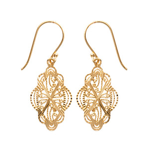 Boucles d'oreilles en plaqué or