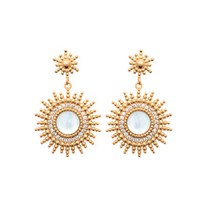 Boucles d'oreilles en plaqué or