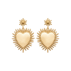 Boucles d'oreilles en plaqué or