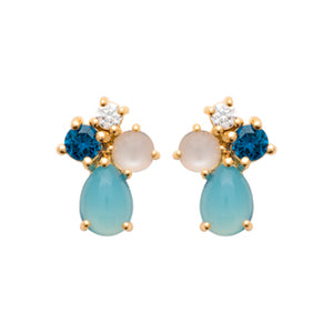Boucles d'oreilles en plaqué or