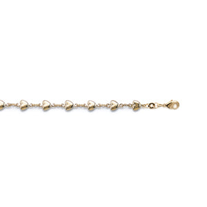 Bracelet en plaqué or, oxydes