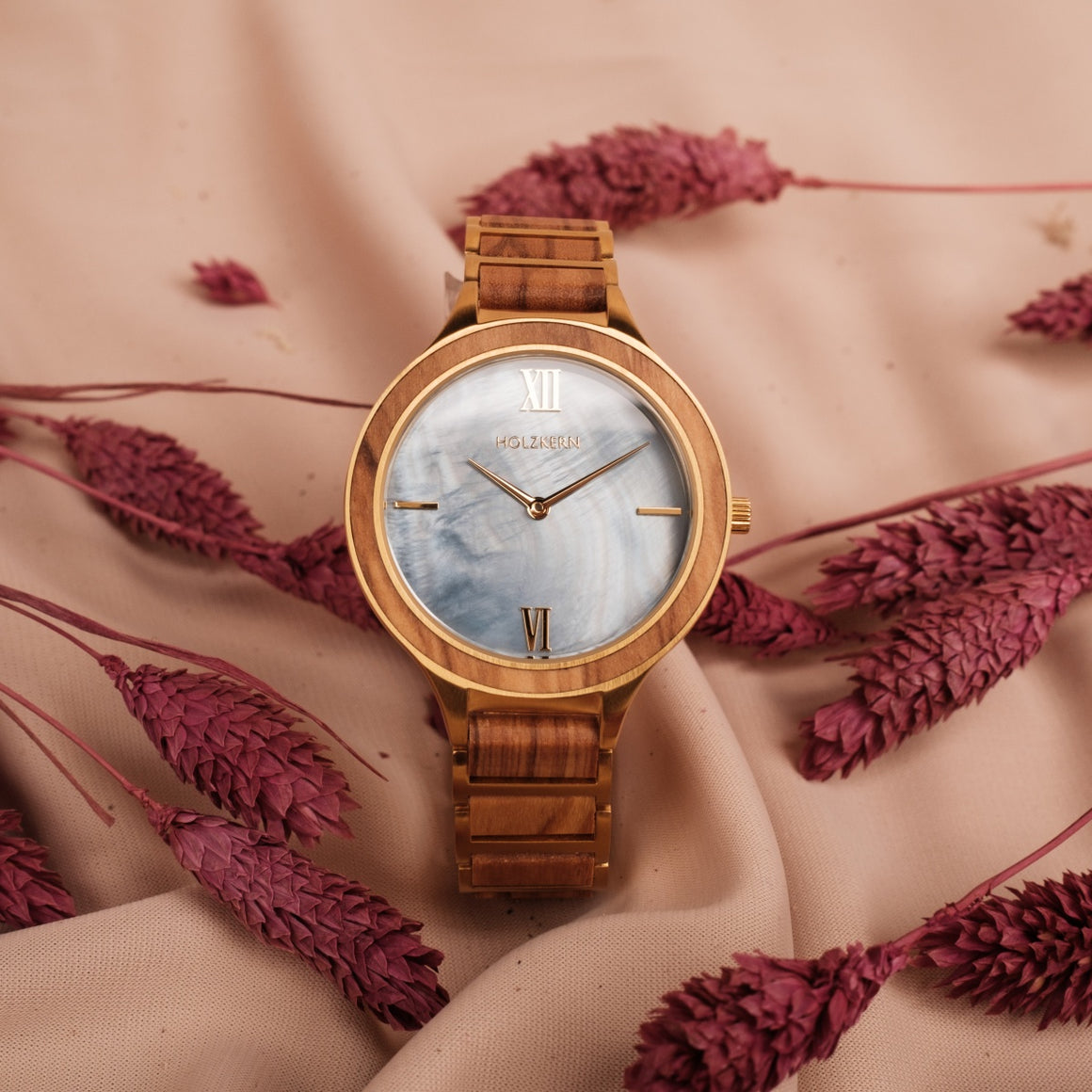 Holzkern horloge Ultraviolet (Loodhout/Loodhout