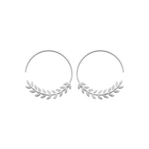 Boucles d'oreilles en argent, créoles