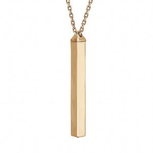 Collier en plaqué or à personnaliser