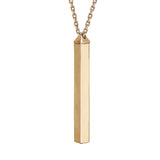 Collier en plaqué or à personnaliser