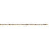 Bracelet en plaqué or, oxydes