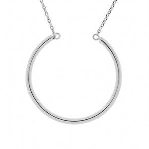 Collier en argent porte charms