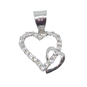Pendentif en or, oxyde de zirconium