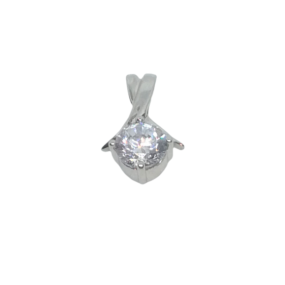 Pendentif en or, oxyde de zirconium