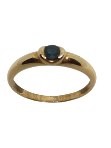 Bague en or, saphir