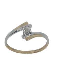 Bague en or, diamant