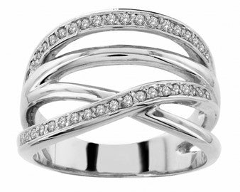 Bague en argent, oxydes