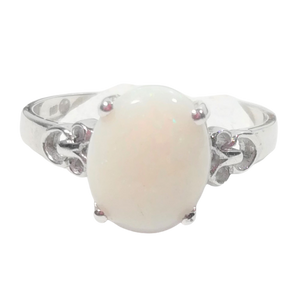Bague en argent, opale