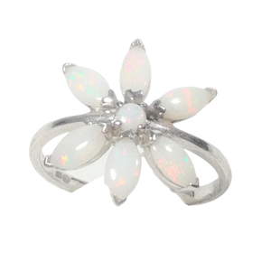 Bague en argent, opale