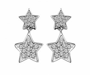 Boucles d'oreilles en argent , oxydes