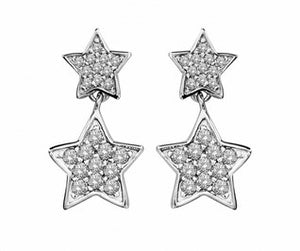 Boucles d'oreilles en argent , oxydes