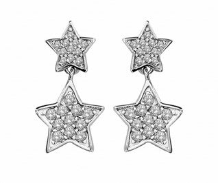 Boucles d'oreilles en argent , oxydes