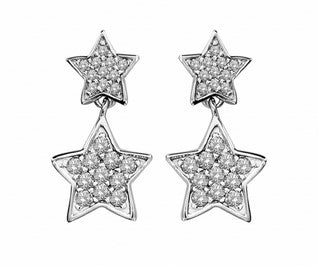 Boucles d'oreilles en argent , oxydes