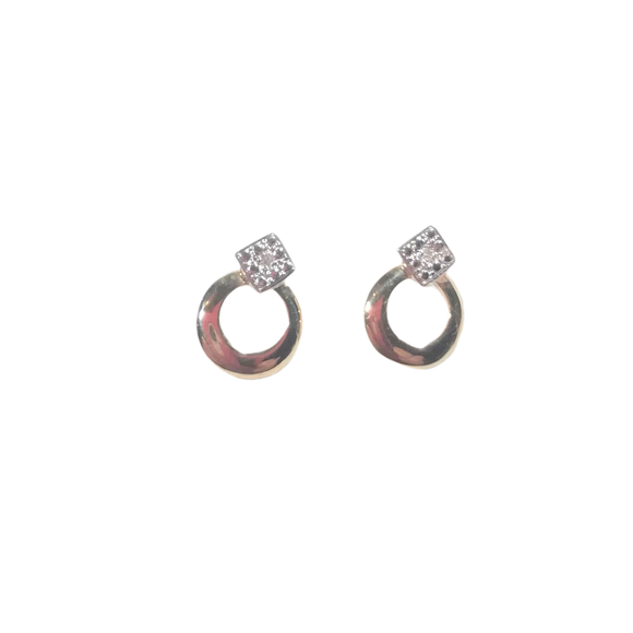 Boucles d'oreilles en or, diamant