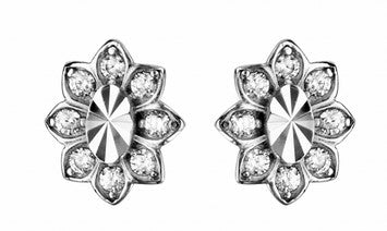 Boucles d'oreilles en argent , oxydes