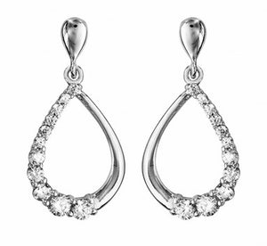 Boucles d'oreilles en argent , oxydes
