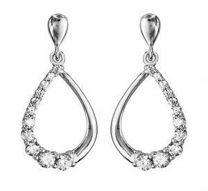 Boucles d'oreilles en argent , oxydes