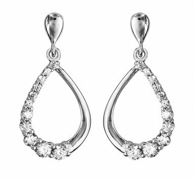 Boucles d'oreilles en argent , oxydes