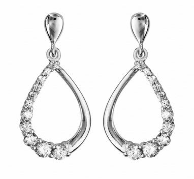 Boucles d'oreilles en argent , oxydes