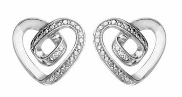 Boucles d'oreilles en argent , oxydes