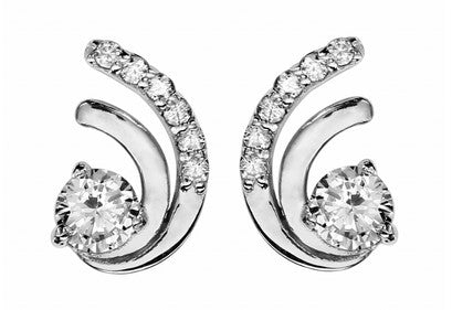 Boucles d'oreilles en argent , oxydes