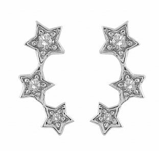 Boucles d'oreilles en argent , oxydes