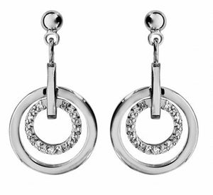 Boucles d'oreilles en argent , oxydes