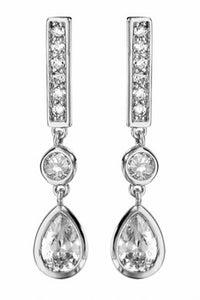 Boucles d'oreilles en argent , oxydes