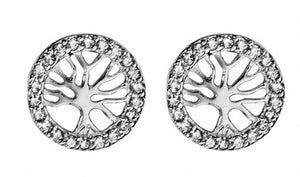 Boucles d'oreilles en argent , oxydes