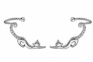 Boucles d'orielles en argent, oxydes