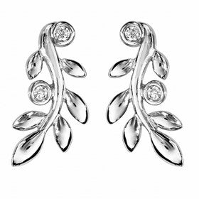 Boucles d'oreilles en argent, oxydes