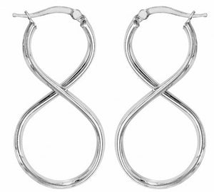 Boucles d'oreilles en argent, créoles