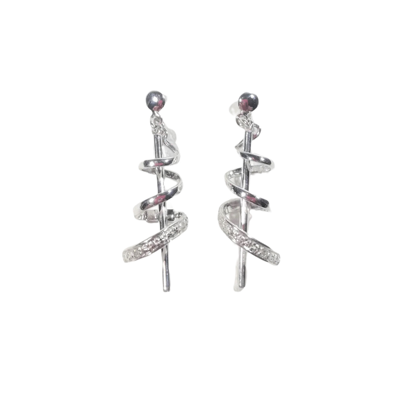 Boucles d'oreilles en or, diamant