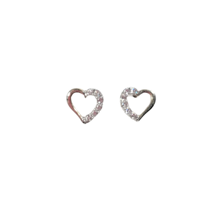 Boucles d'oreilles en or, oxyde de zirconium